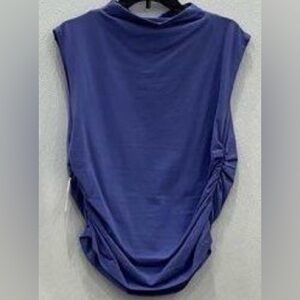 Anthropologie Maeve Ruched Side Sleeveless Top.  Size XL